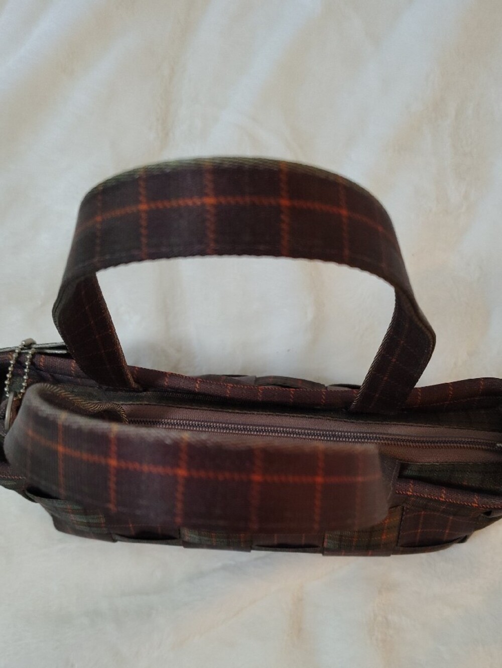 Harveys Plaid Woven Bag - Picture 5 of 7